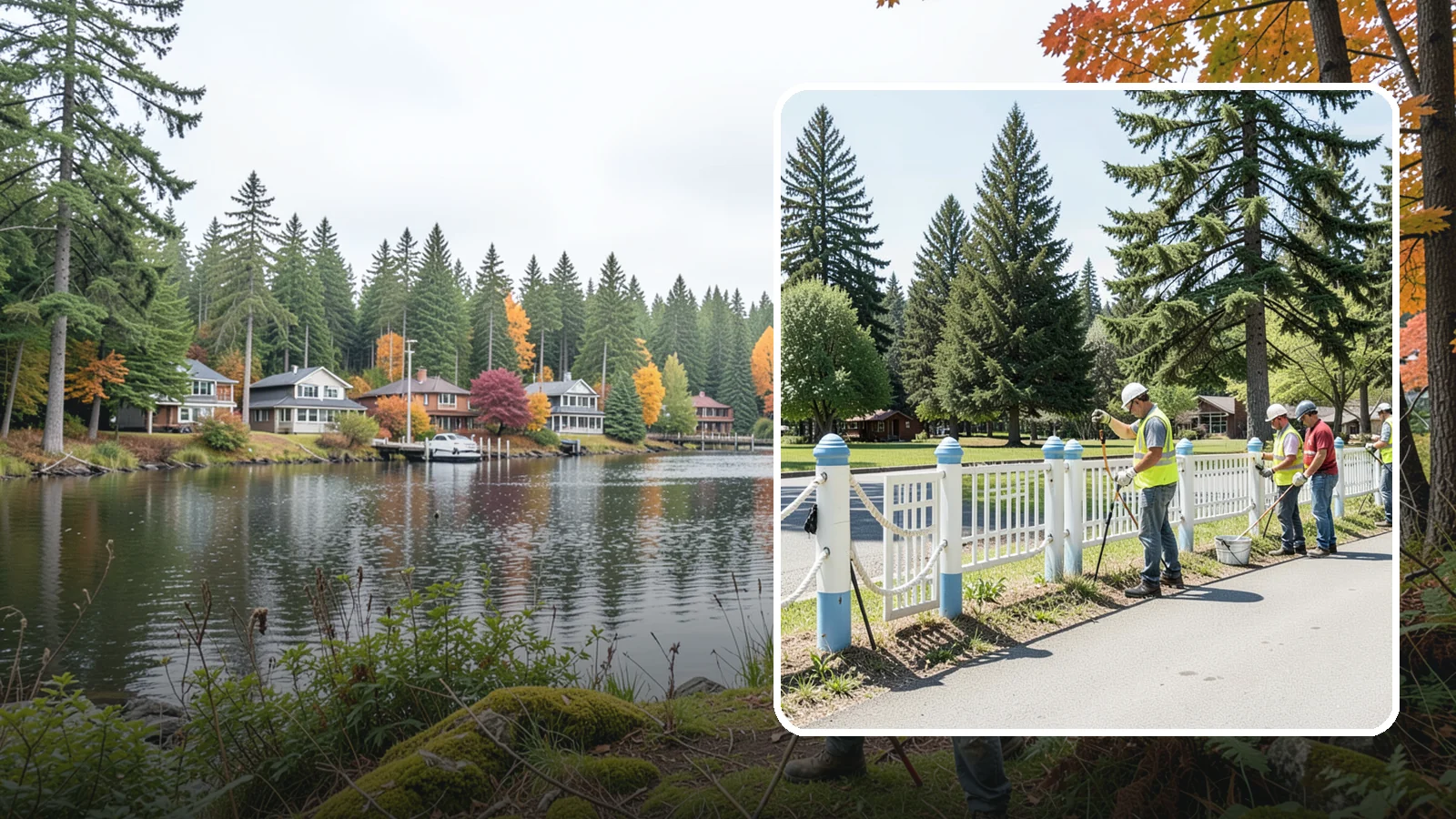 Decorative Fencing in La Conner, Skagit County, WA - Install ornamental and decorative fencing that enhances civic spaces, parks, and gateway areas.