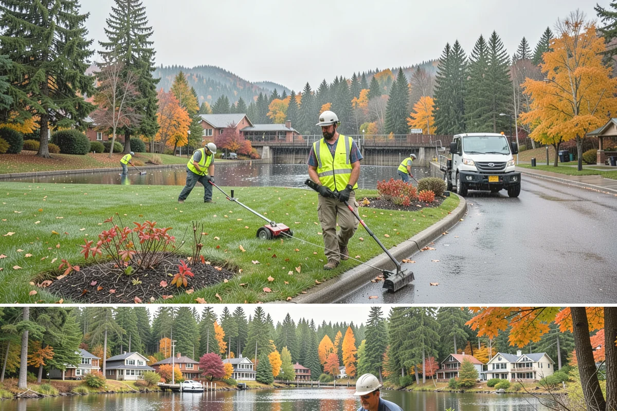 Decorative Fencing in La Conner, Skagit County, WA - Decorative fencing installation proceeds year-round, with drier months preferred for footing excavation and finish protection...