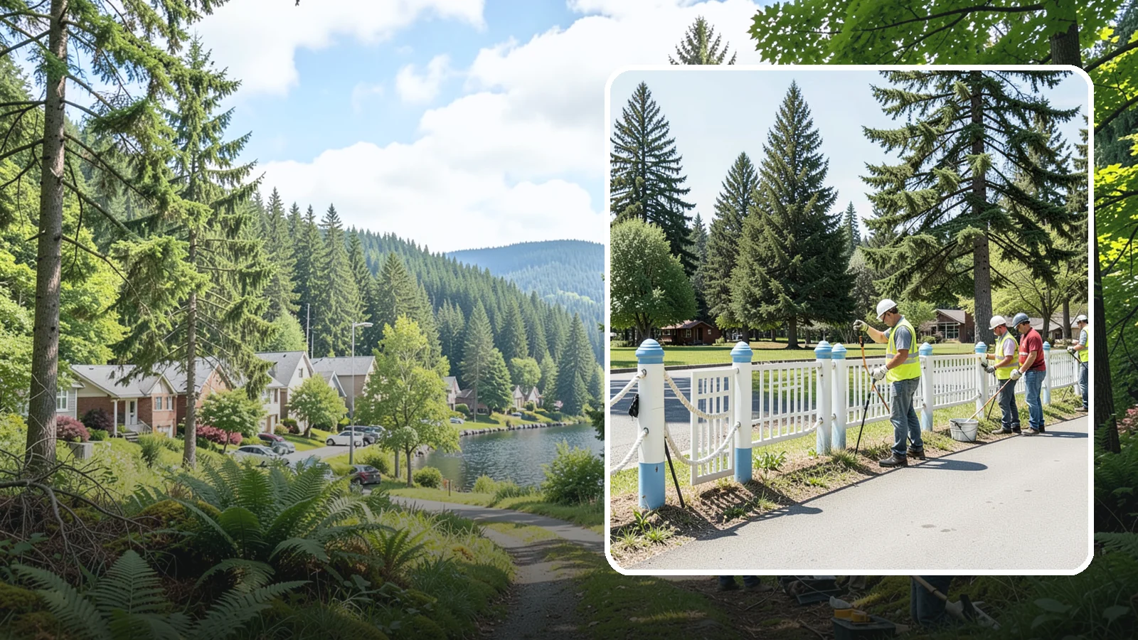 Decorative Fencing in Lake Forest Park, King County, WA - Install ornamental and decorative fencing that enhances civic spaces, parks, and gateway areas.