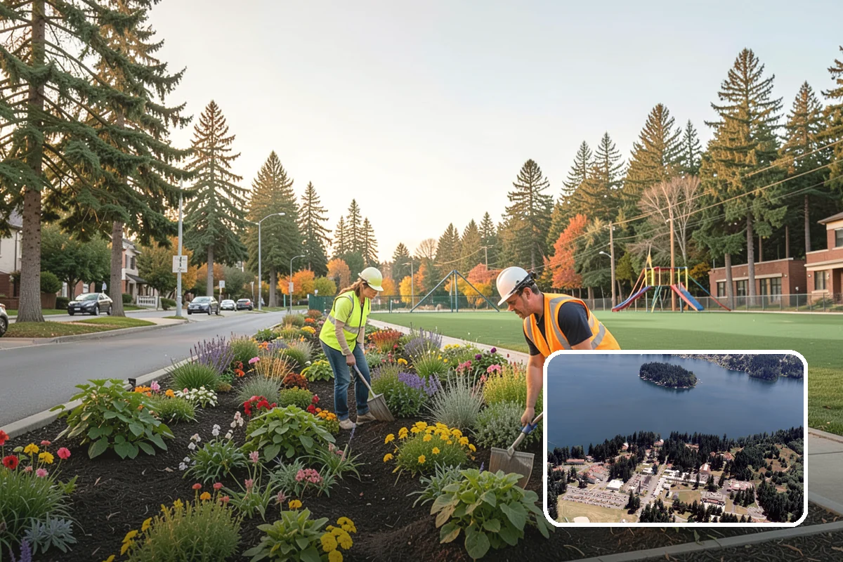 Decorative Fencing in Lakewood, Pierce County, WA - Enhances civic, gateway, and historic-district character