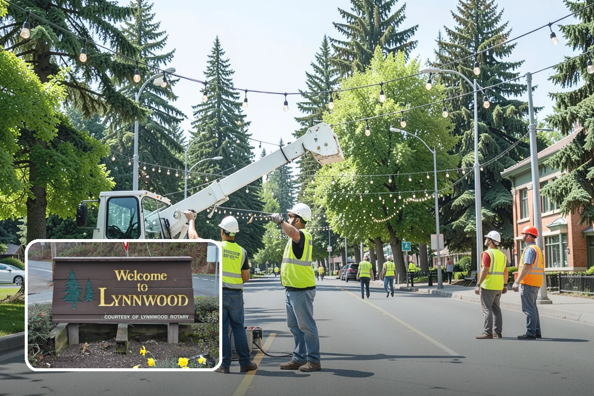 Decorative Fencing in Lynnwood, Snohomish County, WA - Enhances civic, gateway, and historic-district character