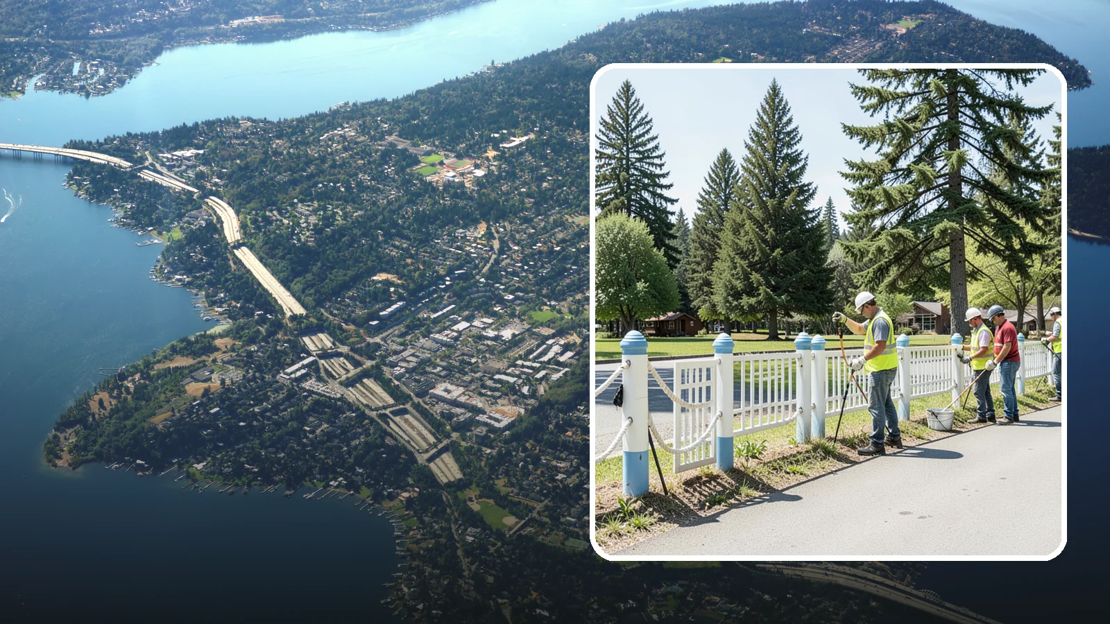 Decorative Fencing in Mercer Island, King County, WA - Install ornamental and decorative fencing that enhances civic spaces, parks, and gateway areas.