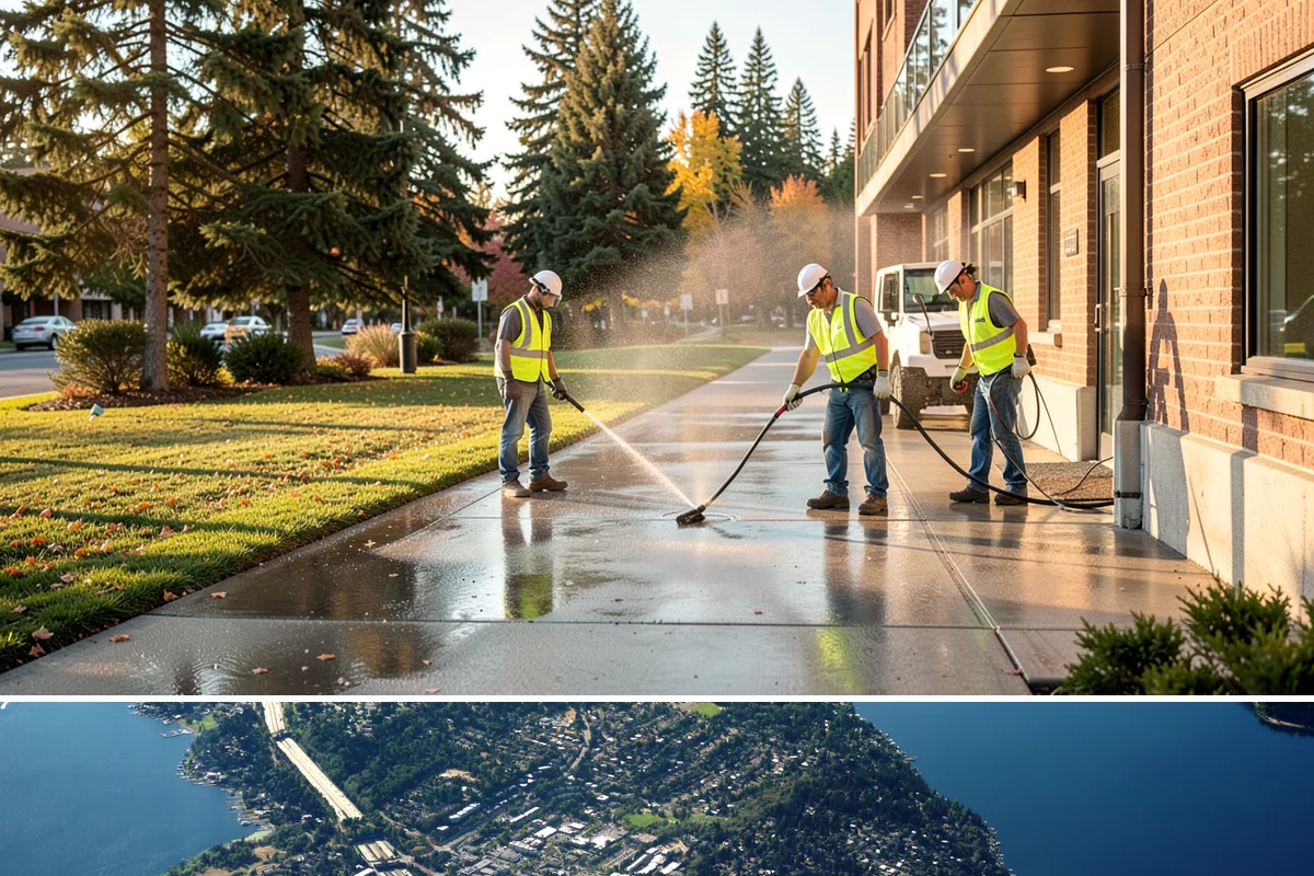 Decorative Fencing in Mercer Island, King County, WA - Decorative fencing installation proceeds year-round, with drier months preferred for footing excavation and finish protection...