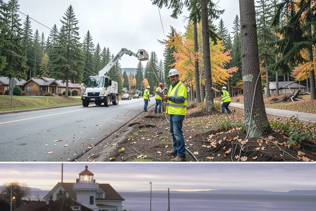 Decorative Fencing in Mukilteo, Snohomish County, WA - Decorative fencing installation proceeds year-round, with drier months preferred for footing excavation and finish protection...