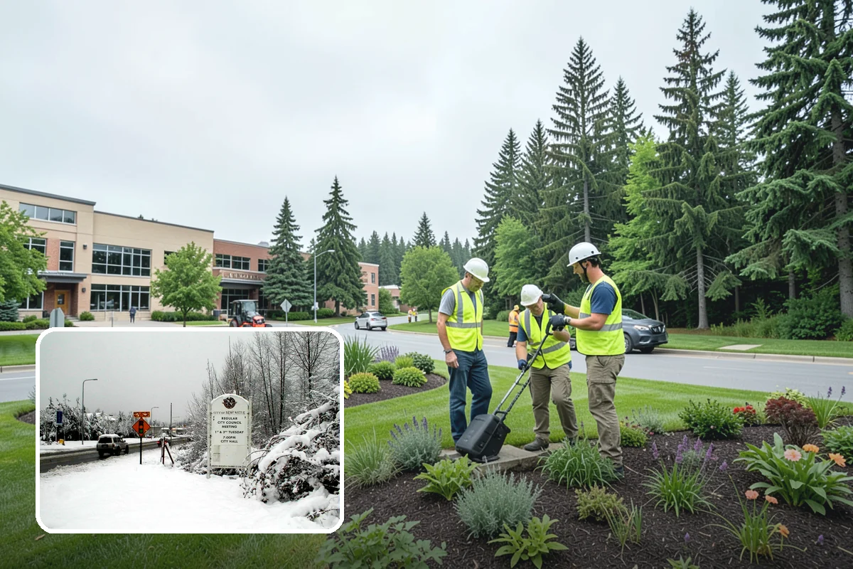 Decorative Fencing in Newcastle, King County, WA - Enhances civic, gateway, and historic-district character