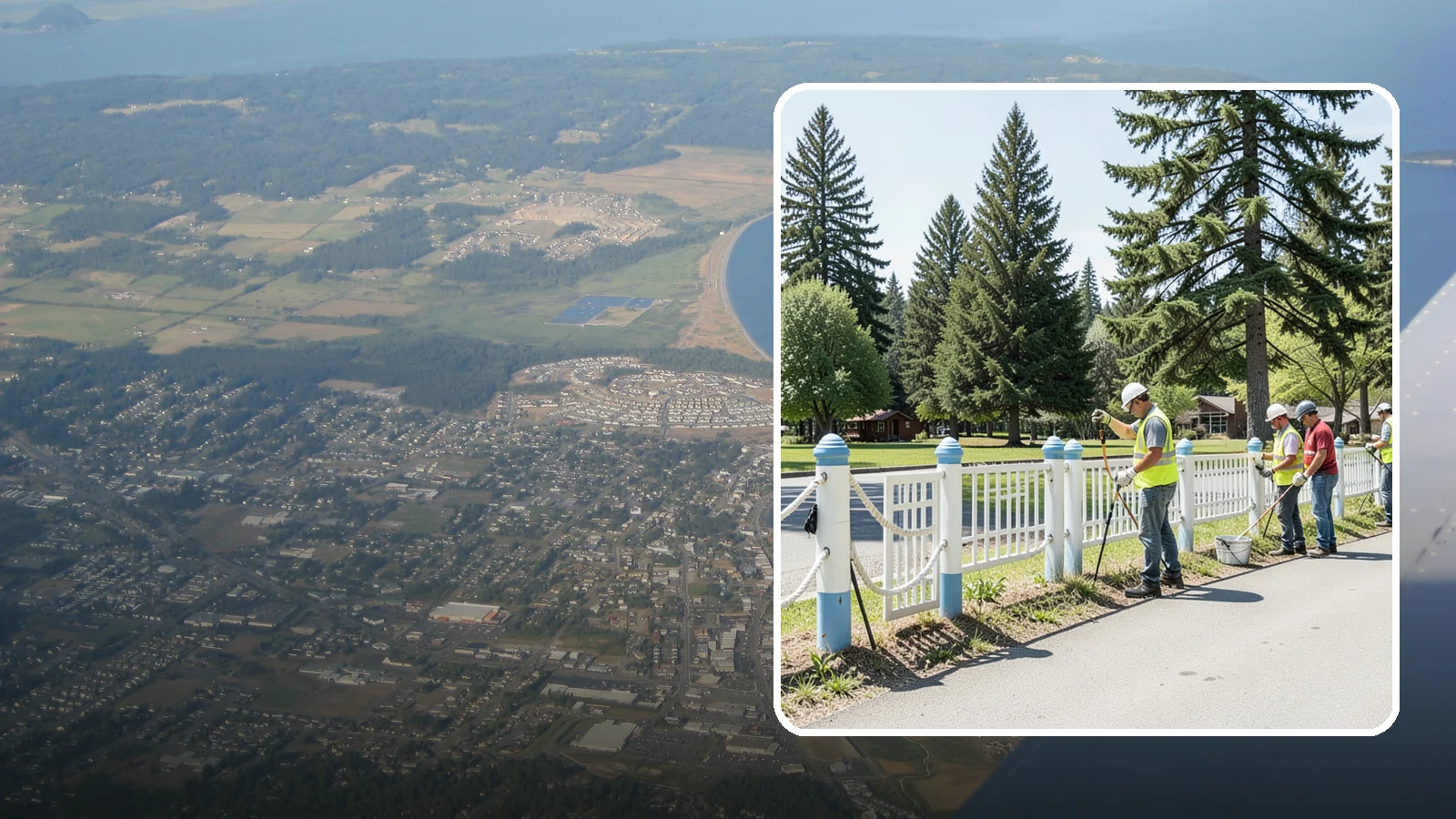 Decorative Fencing in Oak Harbor, Island County, WA - Install ornamental and decorative fencing that enhances civic spaces, parks, and gateway areas.