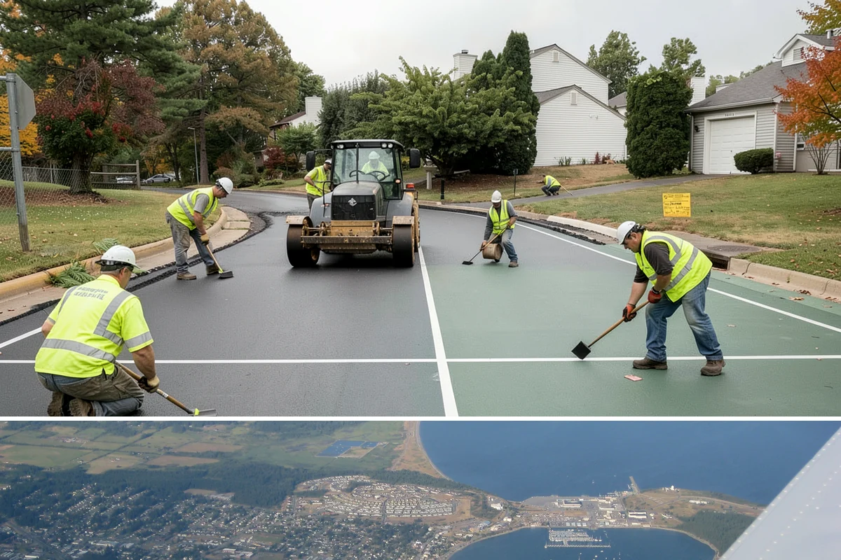 Decorative Fencing in Oak Harbor, Island County, WA - Decorative fencing installation proceeds year-round, with drier months preferred for footing excavation and finish protection...