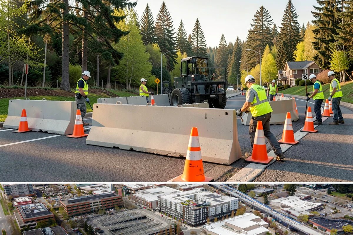 Decorative Fencing in Redmond, King County, WA - Decorative fencing installation proceeds year-round, with drier months preferred for footing excavation and finish protection...