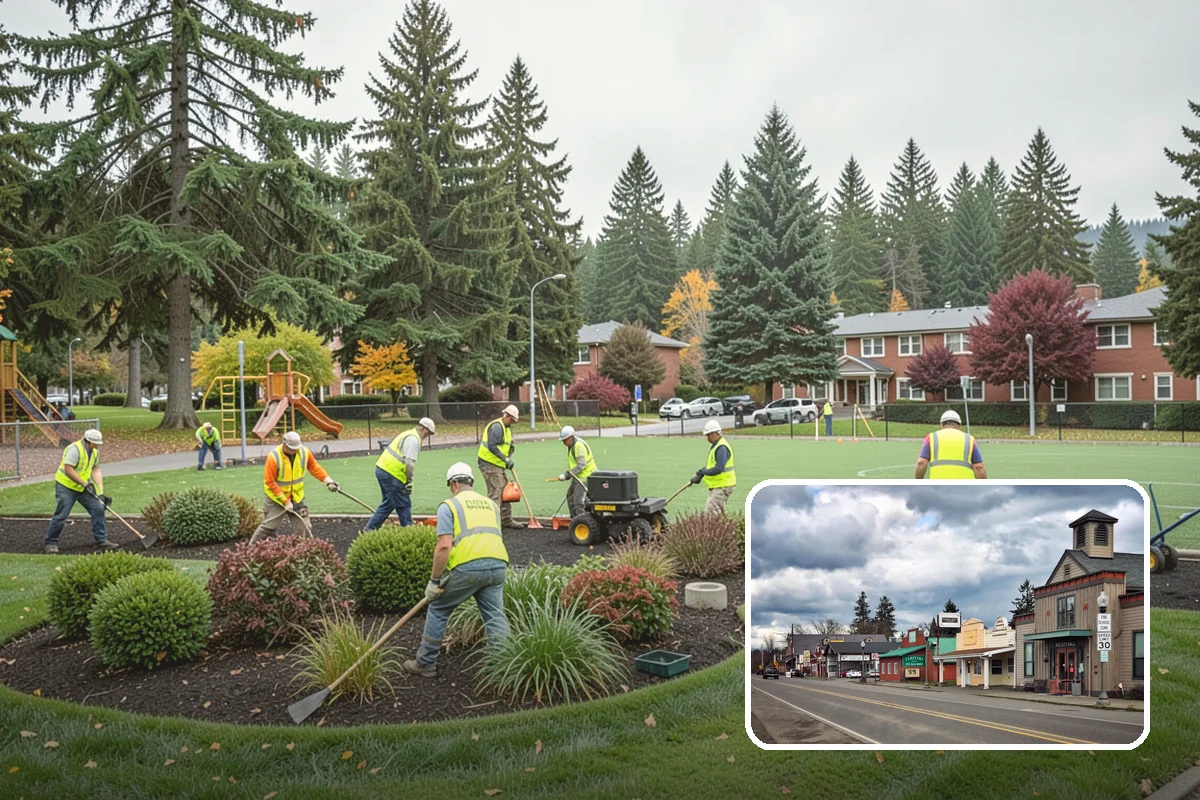 Decorative Fencing in Roy, Pierce County, WA - Enhances civic, gateway, and historic-district character