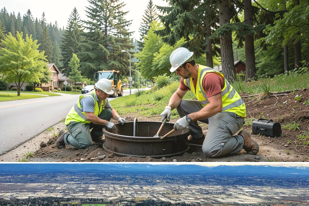 Decorative Fencing in SeaTac, King County, WA - Decorative fencing installation proceeds year-round, with drier months preferred for footing excavation and finish protection...