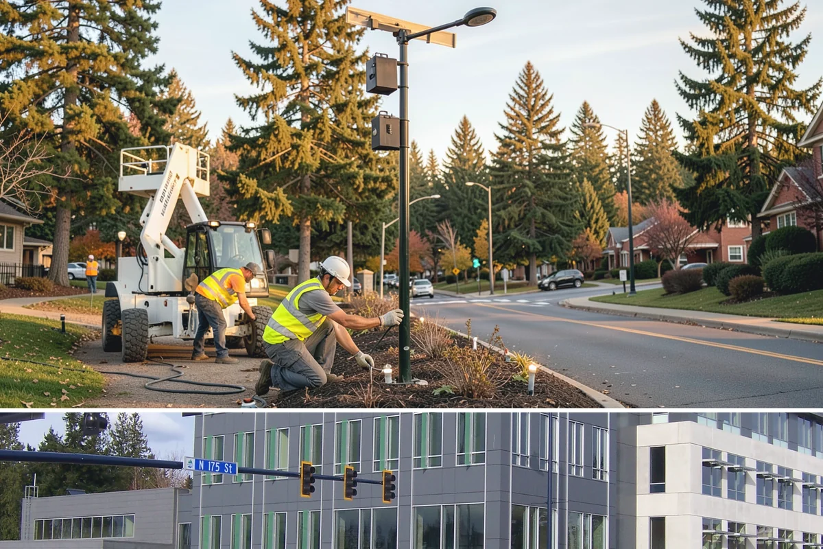 Decorative Fencing in Shoreline, King County, WA - Decorative fencing installation proceeds year-round, with drier months preferred for footing excavation and finish protection...