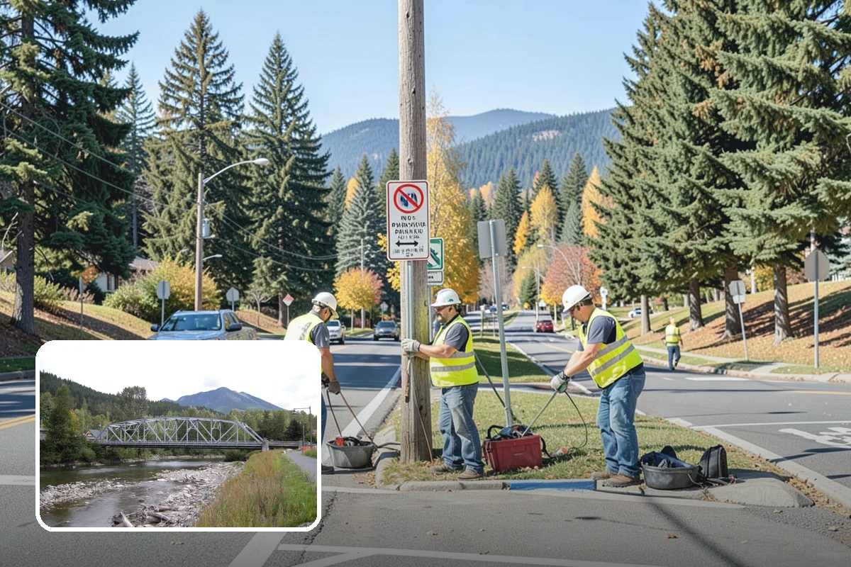 Decorative Fencing in Skykomish, King County, WA - Enhances civic, gateway, and historic-district character