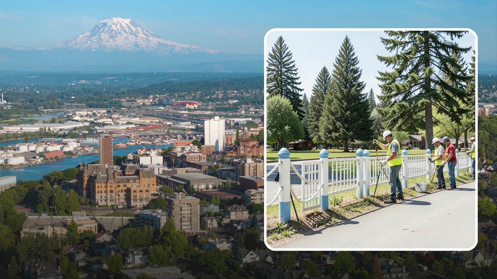 Decorative Fencing in Tacoma, Pierce County, WA - Install ornamental and decorative fencing that enhances civic spaces, parks, and gateway areas.