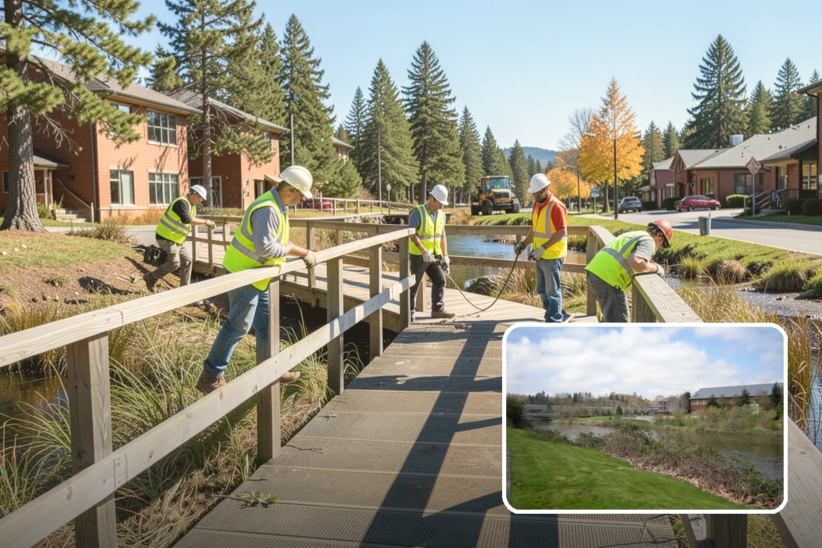 Decorative Fencing in Tukwila, King County, WA - Enhances civic, gateway, and historic-district character