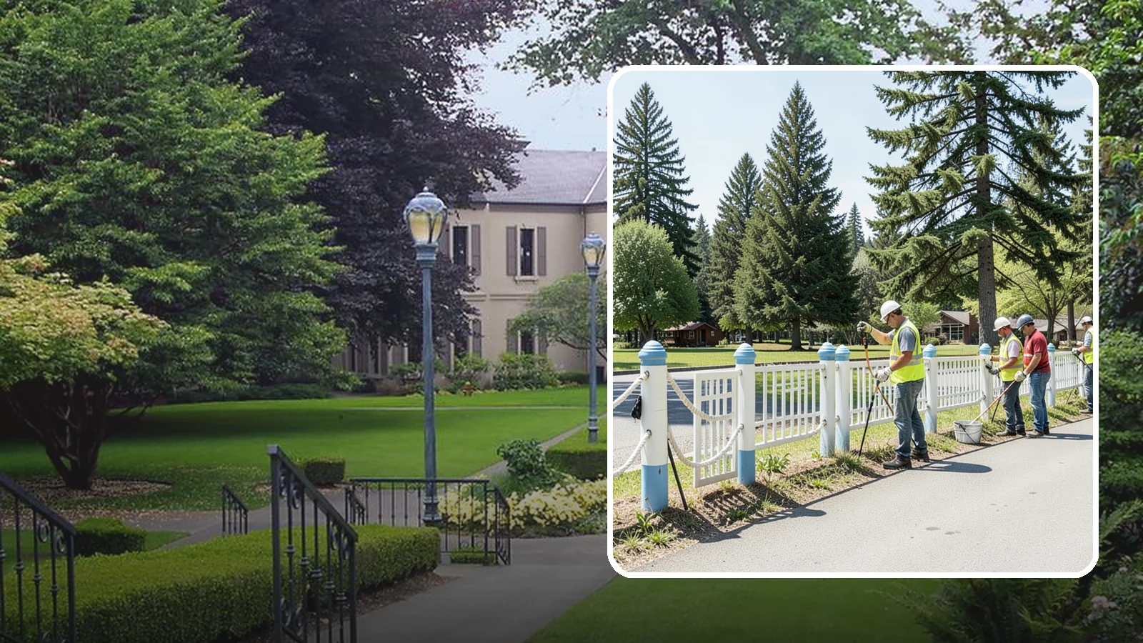 Decorative Fencing in Woodinville, King County, WA - Install ornamental and decorative fencing that enhances civic spaces, parks, and gateway areas.