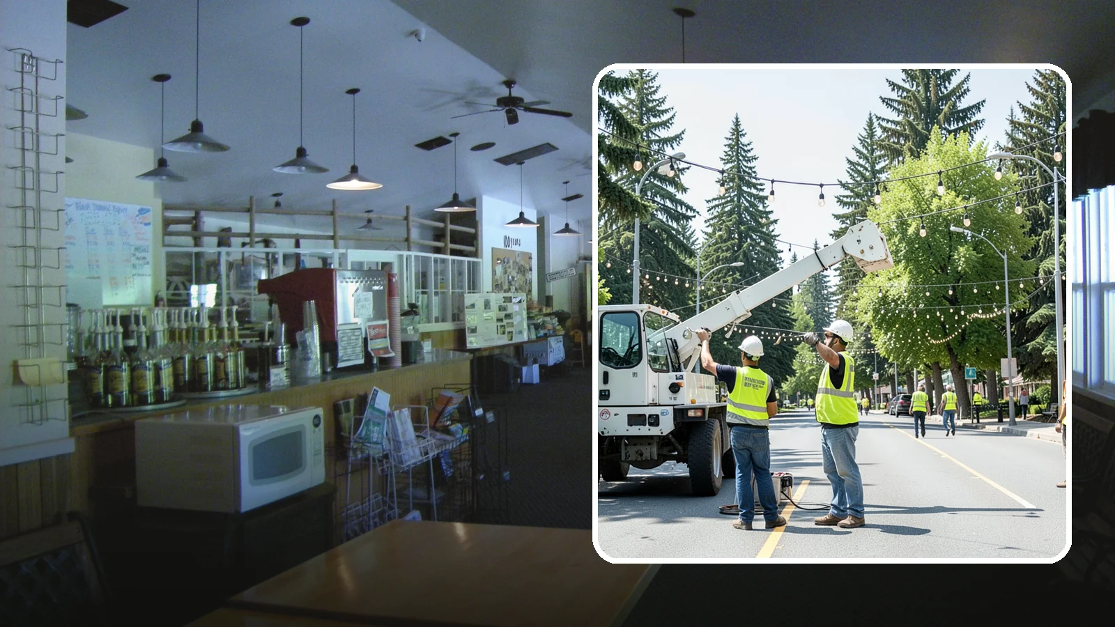 Decorative Lighting in Black Diamond, King County, WA - Installation and upkeep of accent and decorative lighting that enhances public plazas, trees, and landmarks.