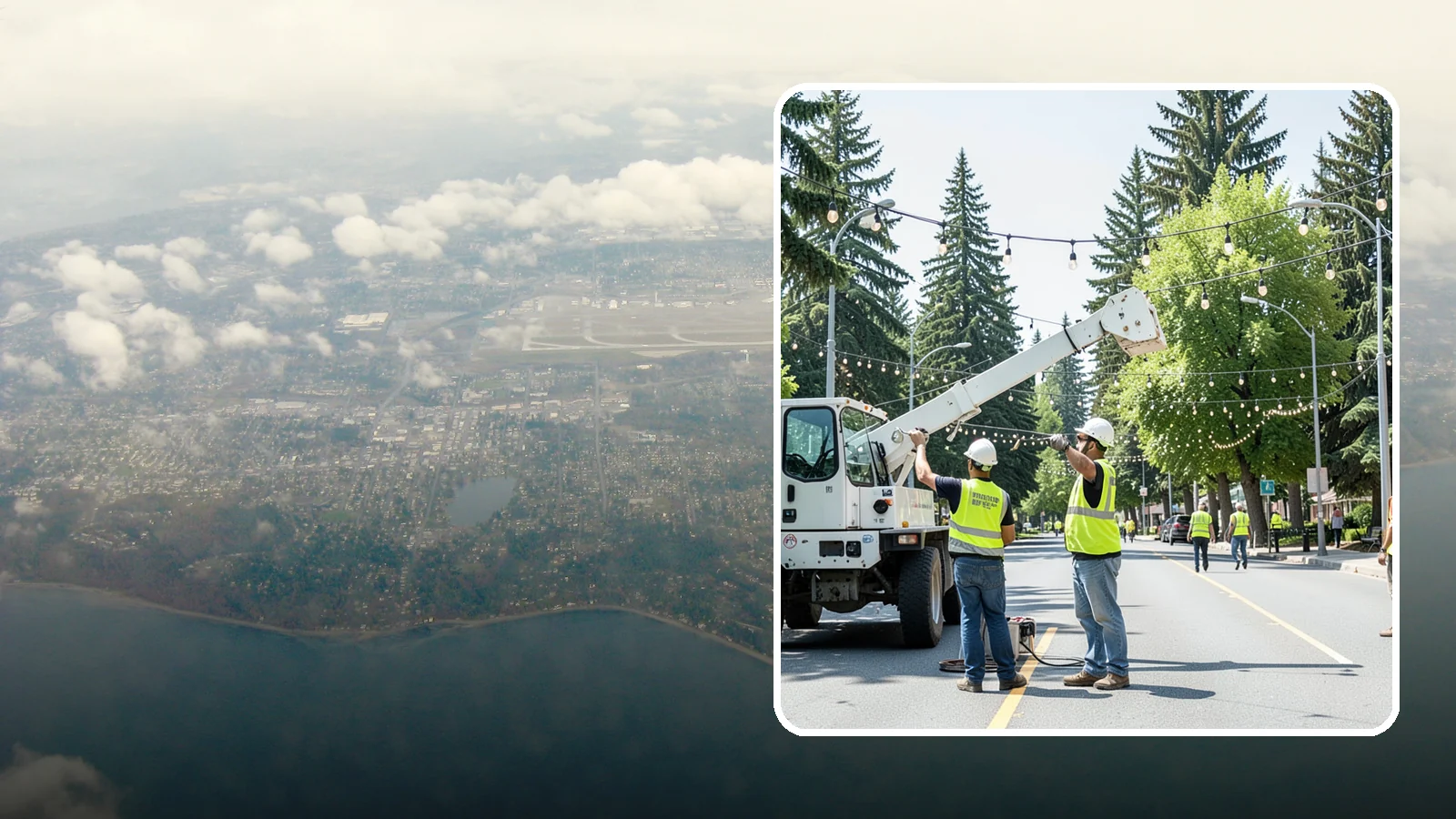 Decorative Lighting in Burien, King County, WA - Installation and upkeep of accent and decorative lighting that enhances public plazas, trees, and landmarks.