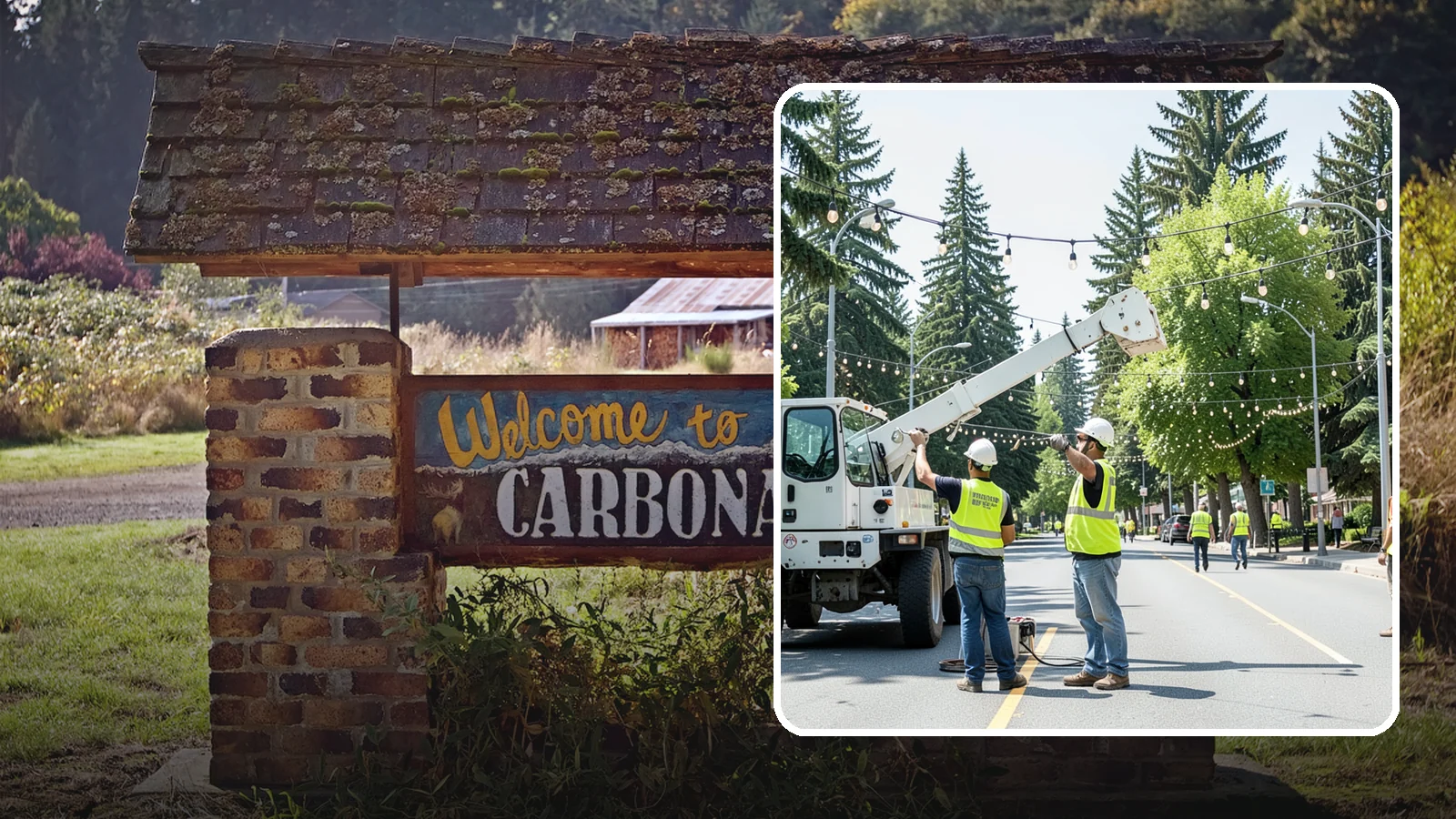 Decorative Lighting in Carbonado, Pierce County, WA - Installation and upkeep of accent and decorative lighting that enhances public plazas, trees, and landmarks.