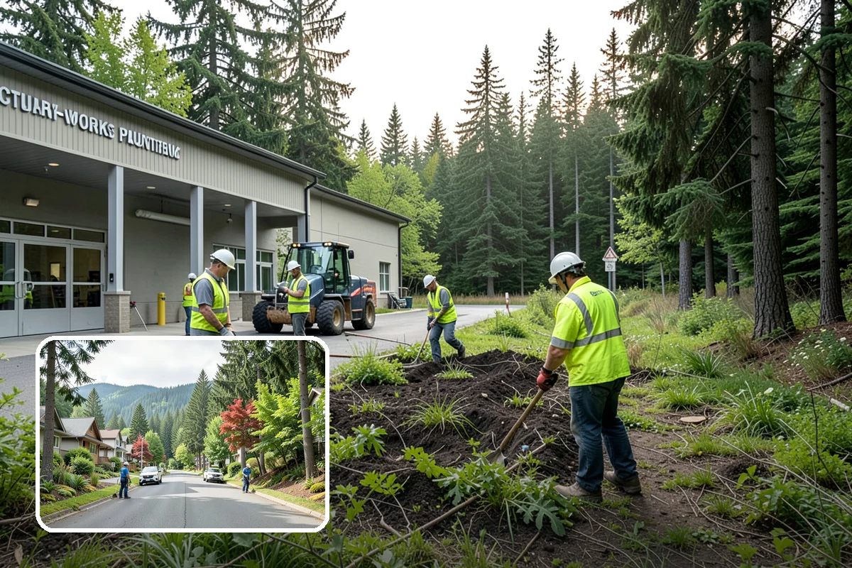 Decorative Lighting in Darrington, Snohomish County, WA - Enhances the character and safety of public spaces