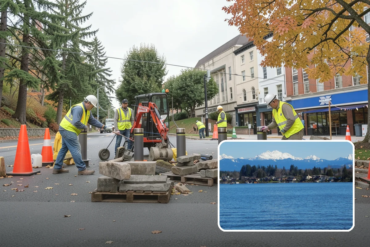 Decorative Lighting in Lake Stevens, Snohomish County, WA - Enhances the character and safety of public spaces