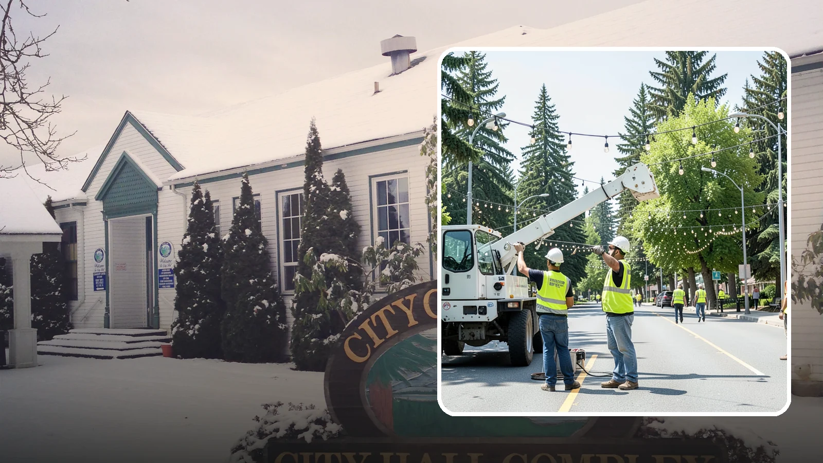 Decorative Lighting in Pacific, King County, WA - Installation and upkeep of accent and decorative lighting that enhances public plazas, trees, and landmarks.