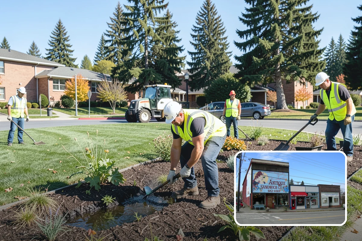 Decorative Lighting in Ruston, Pierce County, WA - Enhances the character and safety of public spaces