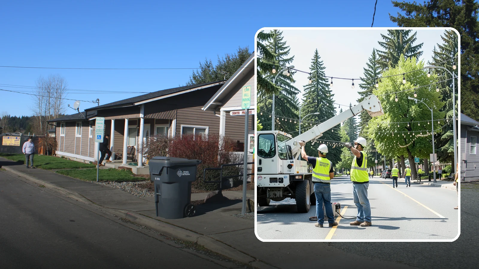 Decorative Lighting in South Prairie, Pierce County, WA - Installation and upkeep of accent and decorative lighting that enhances public plazas, trees, and landmarks.