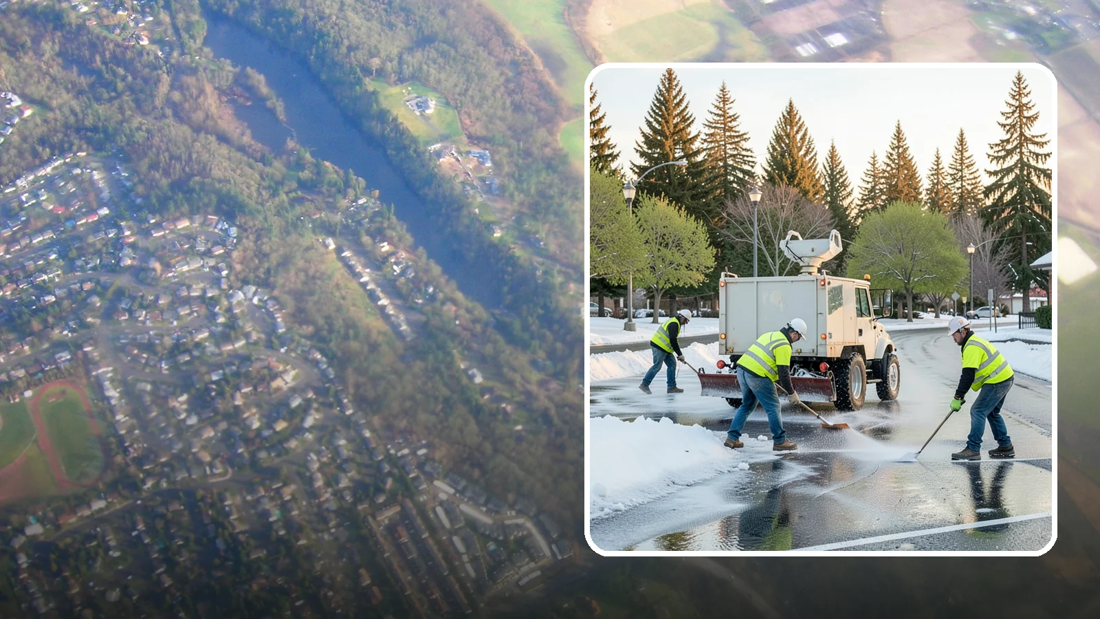 Deicing in Algona, King County, WA - Apply deicing materials to roads, lots, and walkways to melt ice and maintain safe surfaces during winter events.