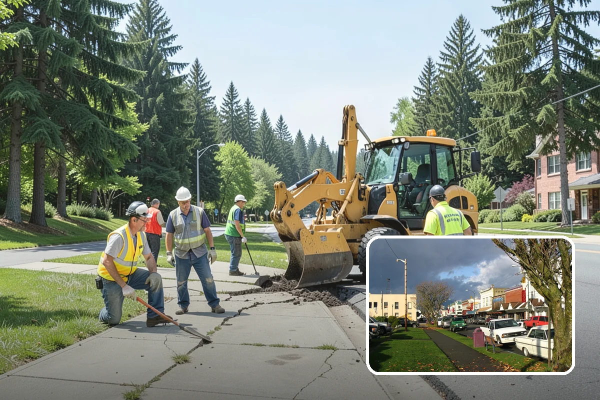Deicing in Arlington, Snohomish County, WA - Restores traction by breaking the ice-to-pavement bond