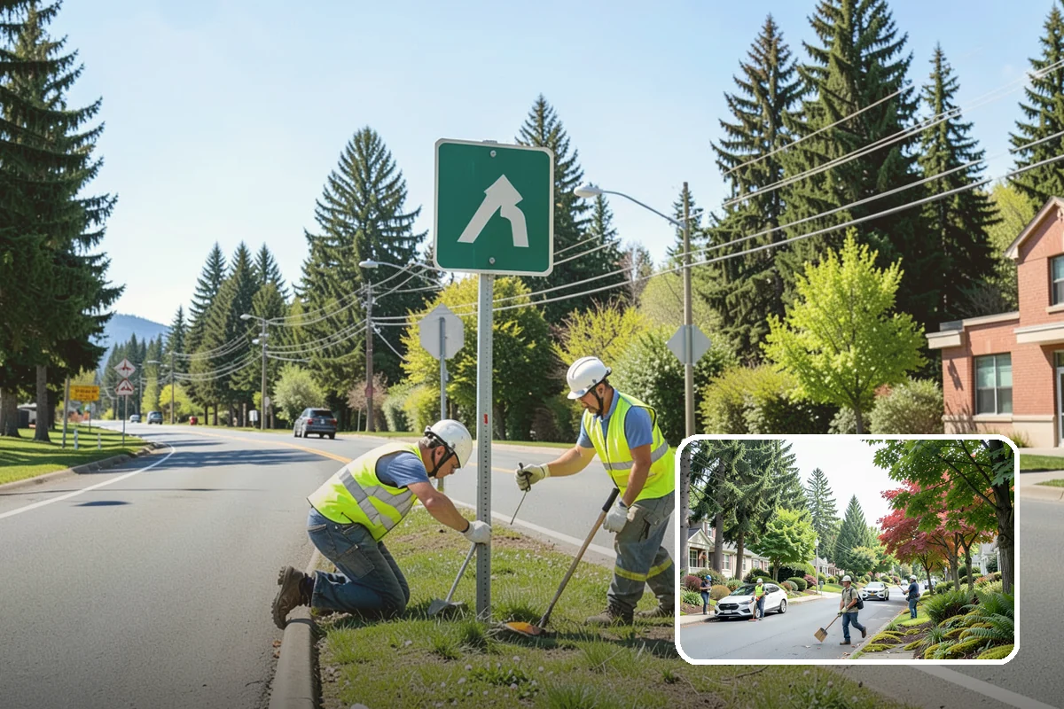 Deicing in Beaux Arts Village, King County, WA - Restores traction by breaking the ice-to-pavement bond