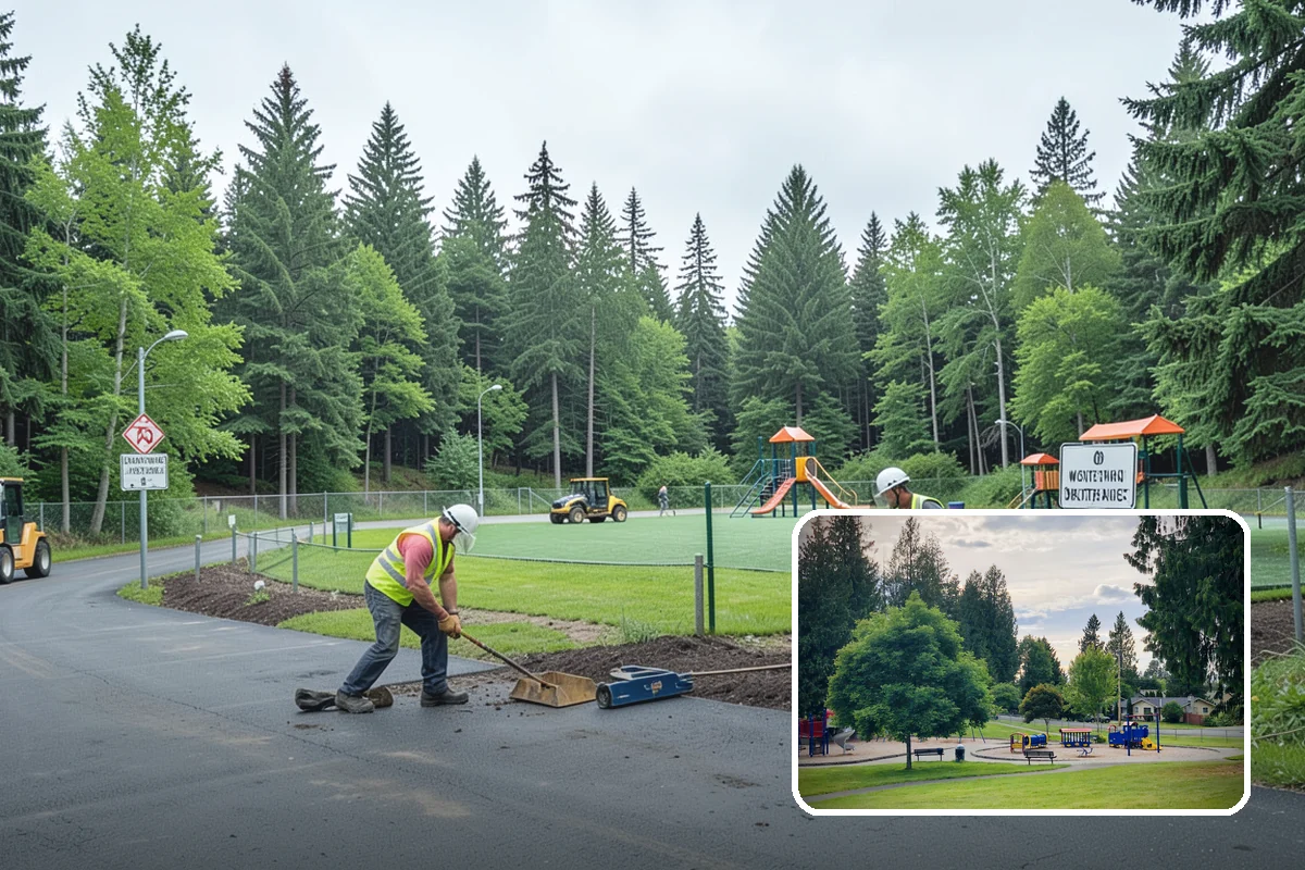 Deicing in Bonney Lake, Pierce County, WA - Restores traction by breaking the ice-to-pavement bond