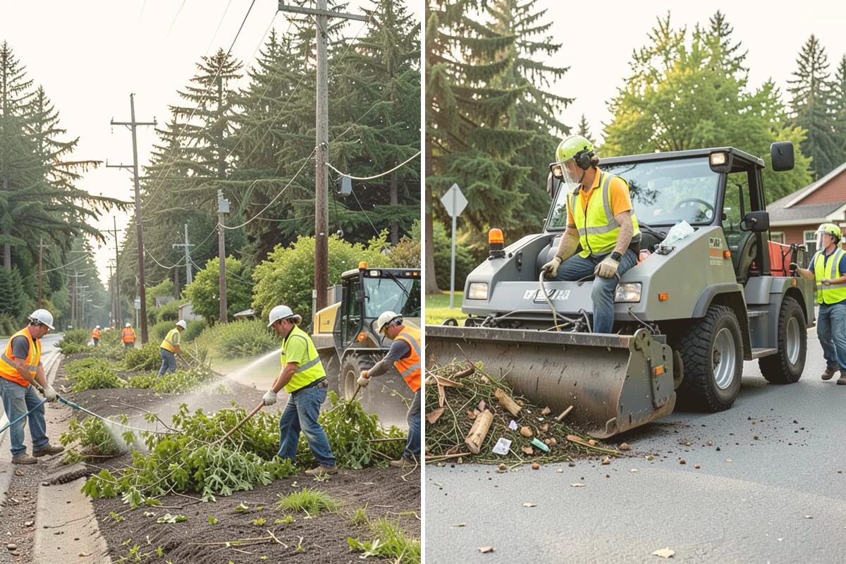 Deicing in Bothell, King County, WA - Assess conditions and pavement temperatures at priority sites