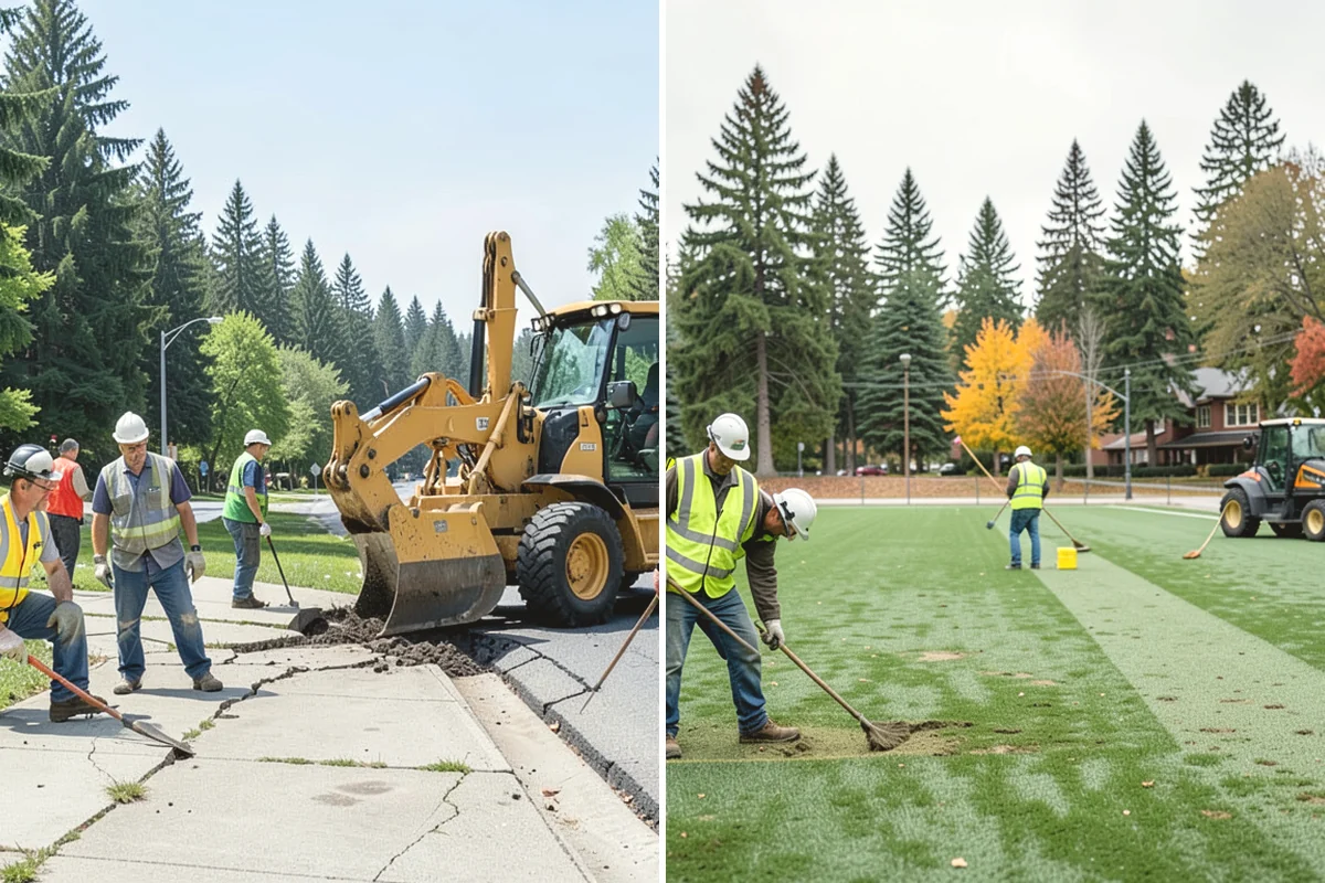 Deicing in Carnation, King County, WA - Assess conditions and pavement temperatures at priority sites