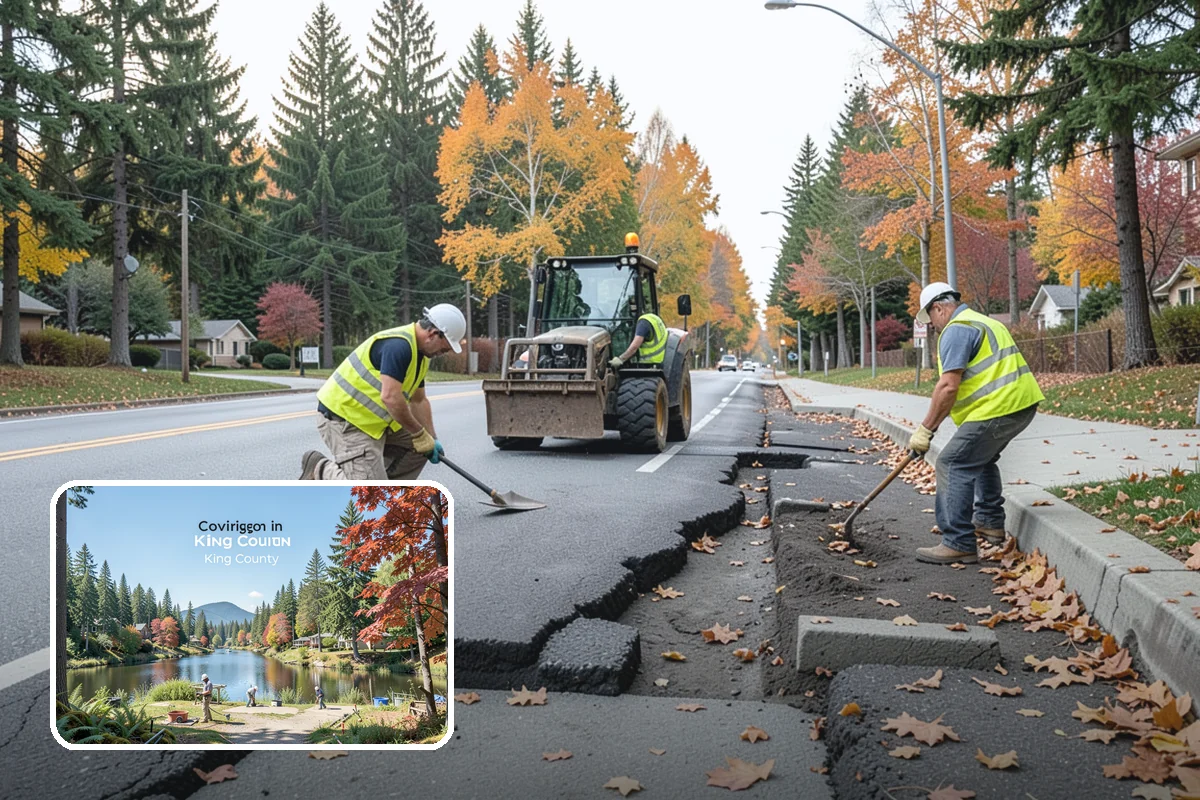 Deicing in Covington, King County, WA - Restores traction by breaking the ice-to-pavement bond