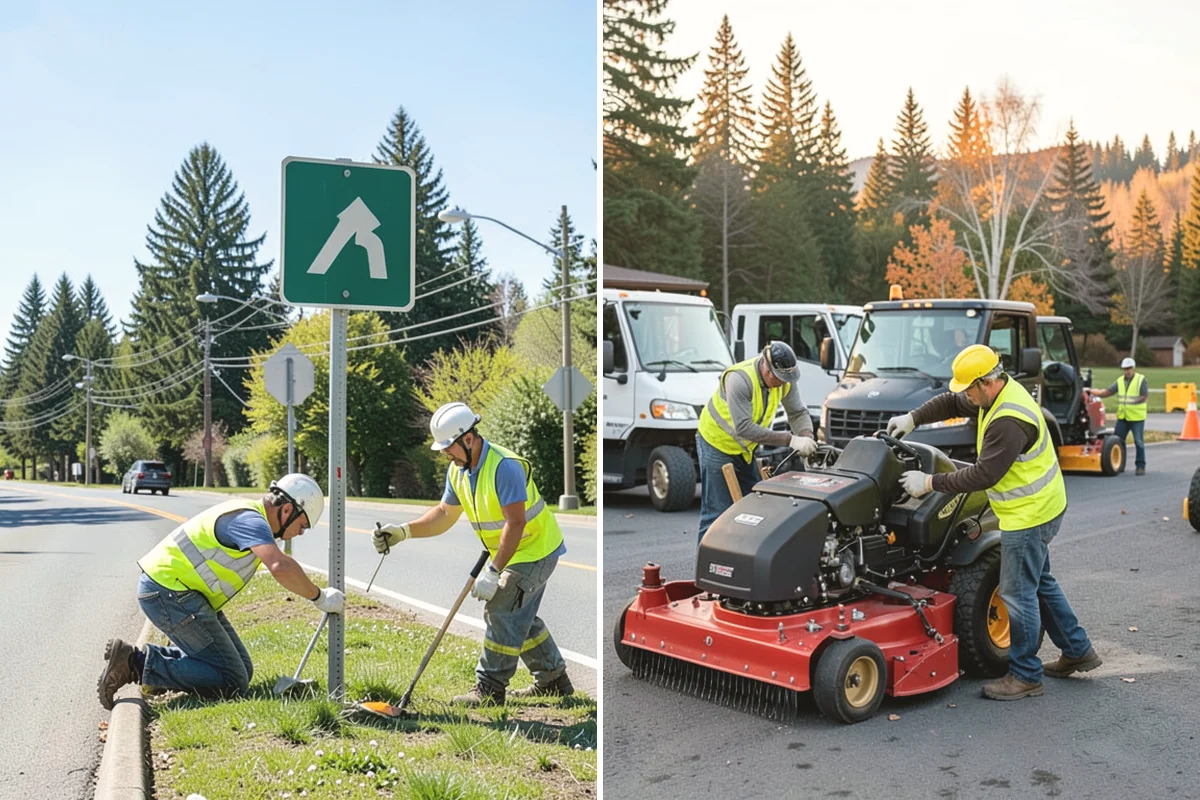 Deicing in Covington, King County, WA - Assess conditions and pavement temperatures at priority sites