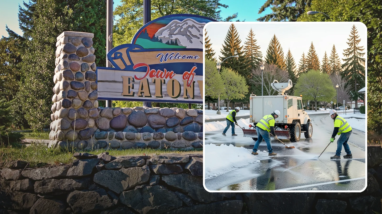 Deicing in Eatonville, Pierce County, WA - Apply deicing materials to roads, lots, and walkways to melt ice and maintain safe surfaces during winter events.