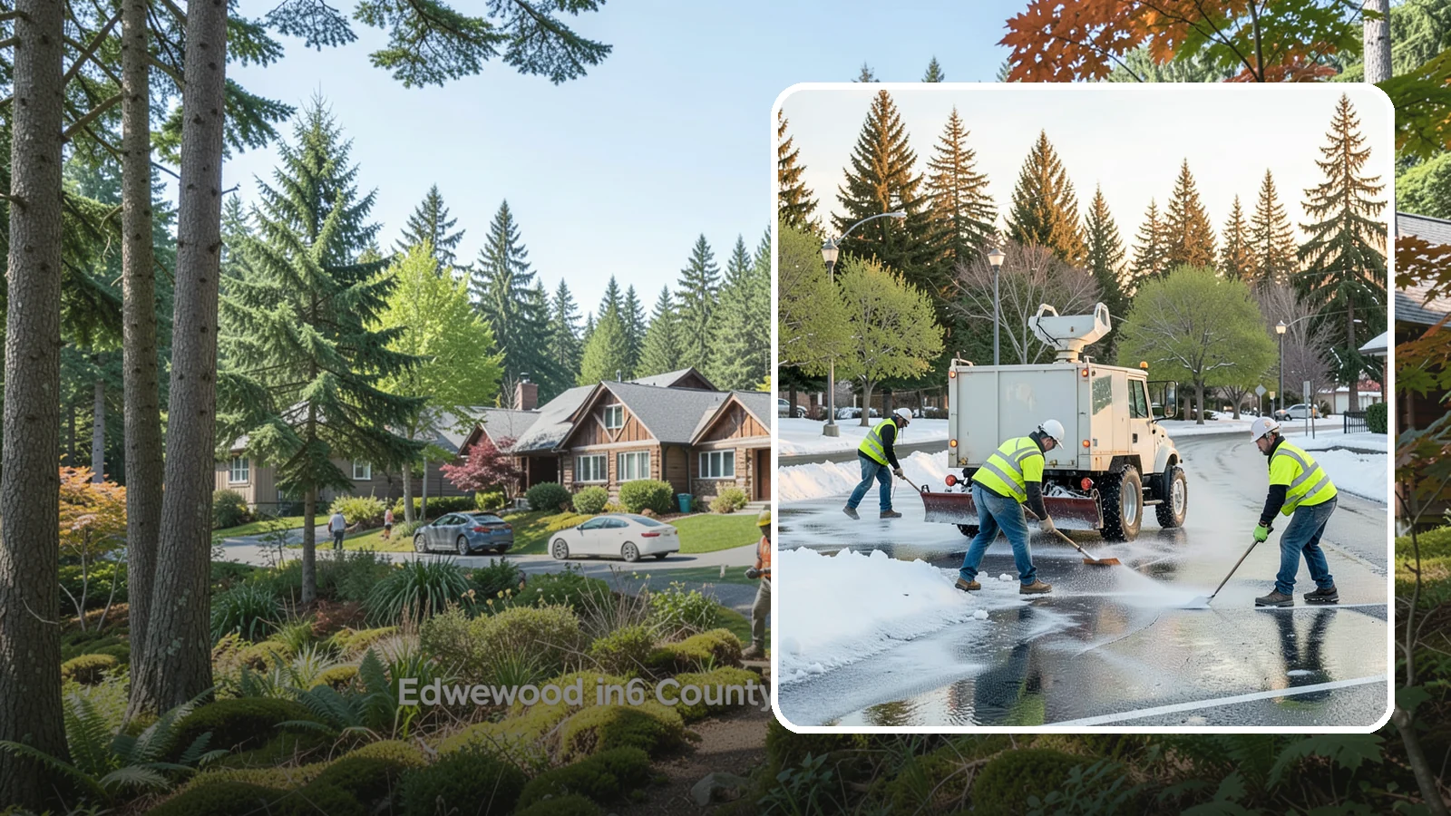 Deicing in Edgewood, Pierce County, WA - Apply deicing materials to roads, lots, and walkways to melt ice and maintain safe surfaces during winter events.