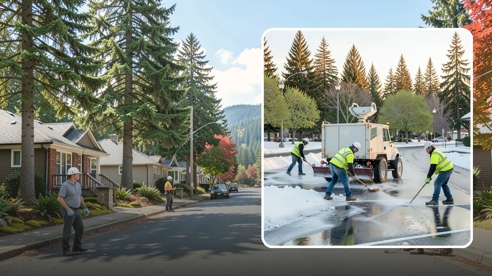 Deicing in Hunts Point, King County, WA - Apply deicing materials to roads, lots, and walkways to melt ice and maintain safe surfaces during winter events.
