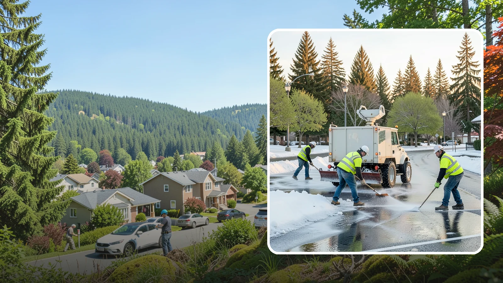 Deicing in Index, Snohomish County, WA - Apply deicing materials to roads, lots, and walkways to melt ice and maintain safe surfaces during winter events.