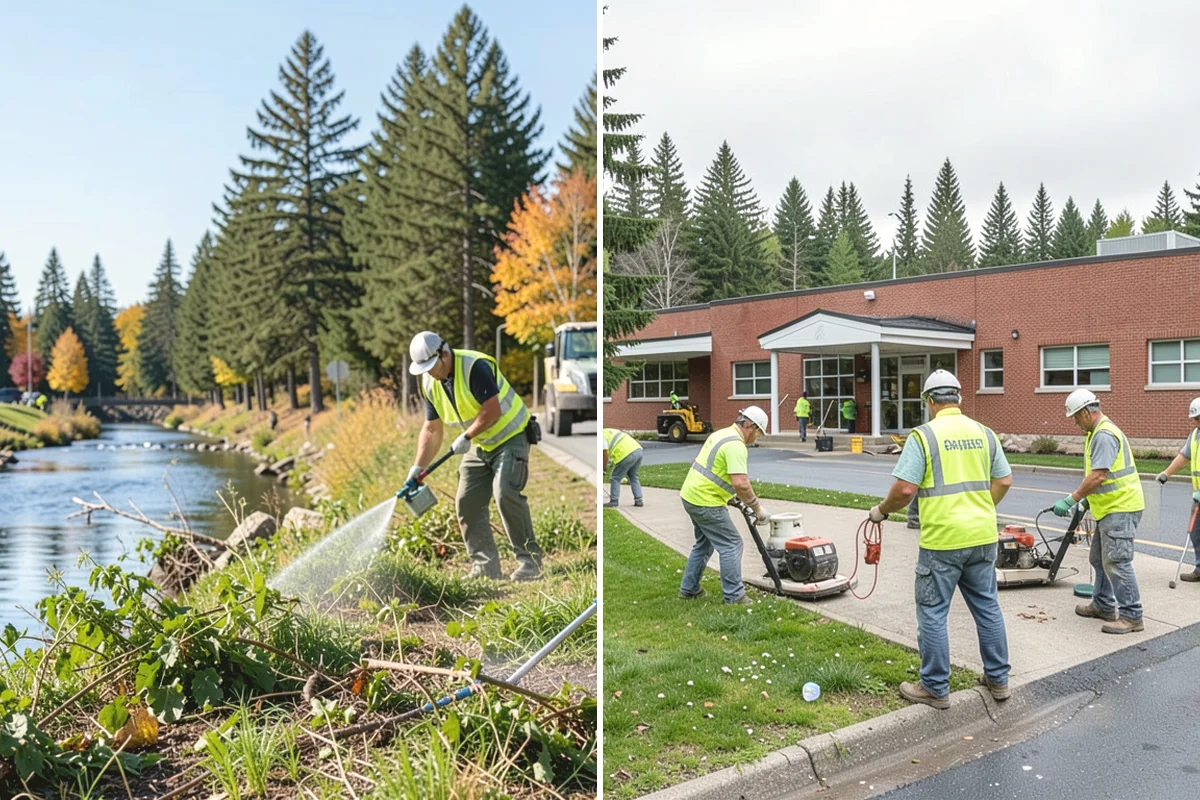 Deicing in Issaquah, King County, WA - Assess conditions and pavement temperatures at priority sites