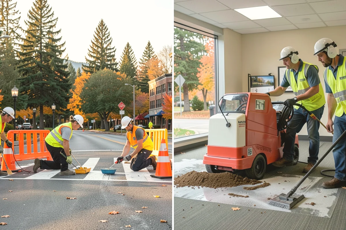 Deicing in La Conner, Skagit County, WA - Assess conditions and pavement temperatures at priority sites