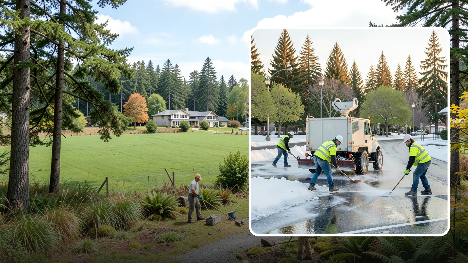 Deicing in Lyman, Skagit County, WA - Apply deicing materials to roads, lots, and walkways to melt ice and maintain safe surfaces during winter events.