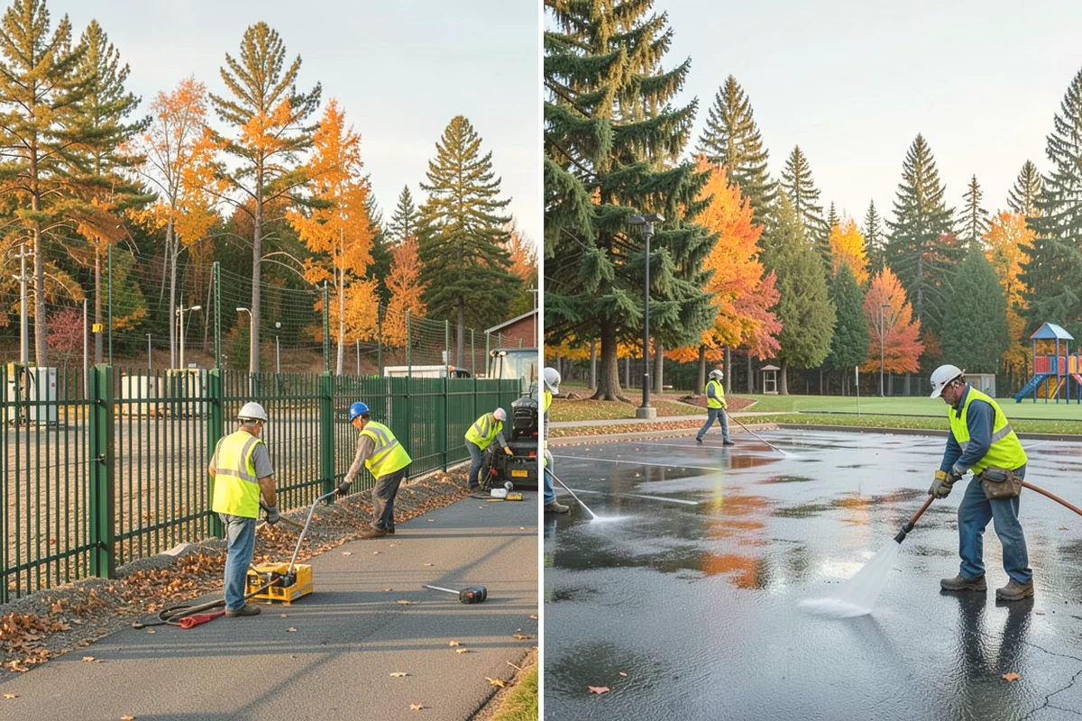 Deicing in Lynnwood, Snohomish County, WA - Assess conditions and pavement temperatures at priority sites