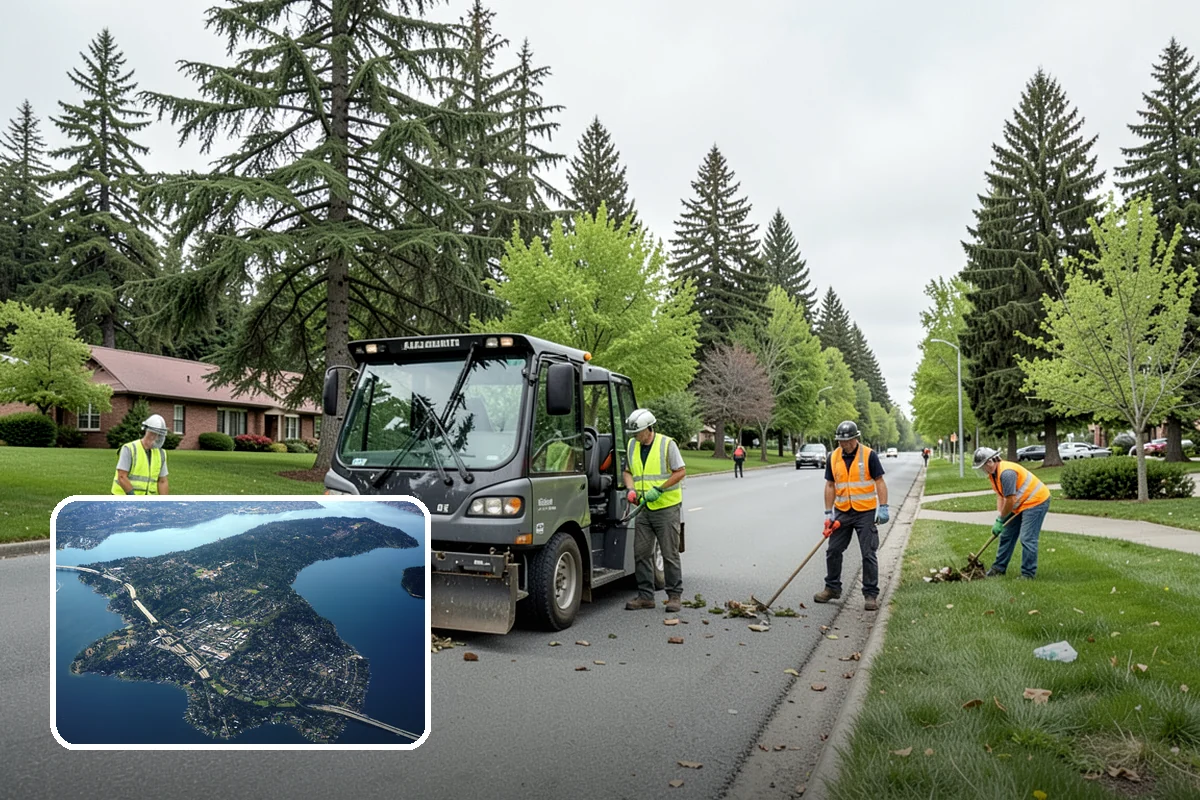 Deicing in Mercer Island, King County, WA - Restores traction by breaking the ice-to-pavement bond