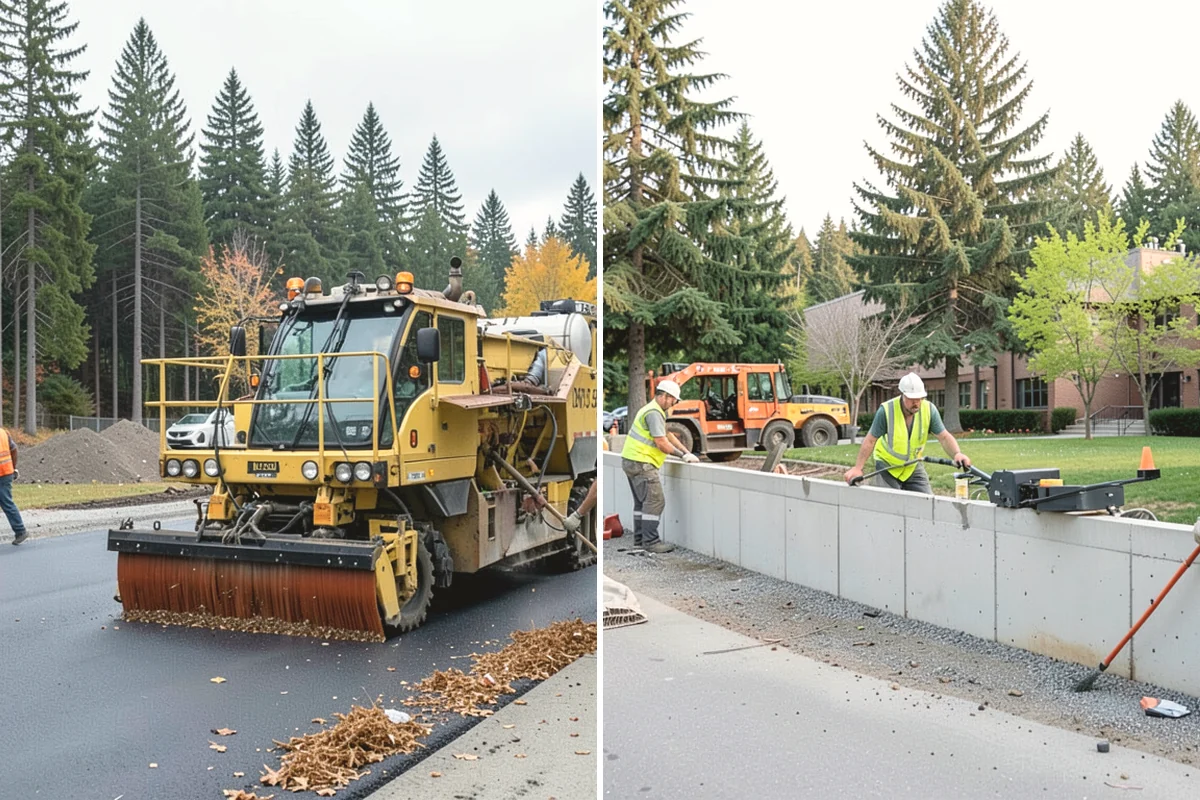 Deicing in Mercer Island, King County, WA - Assess conditions and pavement temperatures at priority sites