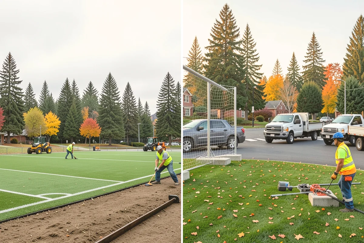 Deicing in Mount Vernon, Skagit County, WA - Assess conditions and pavement temperatures at priority sites