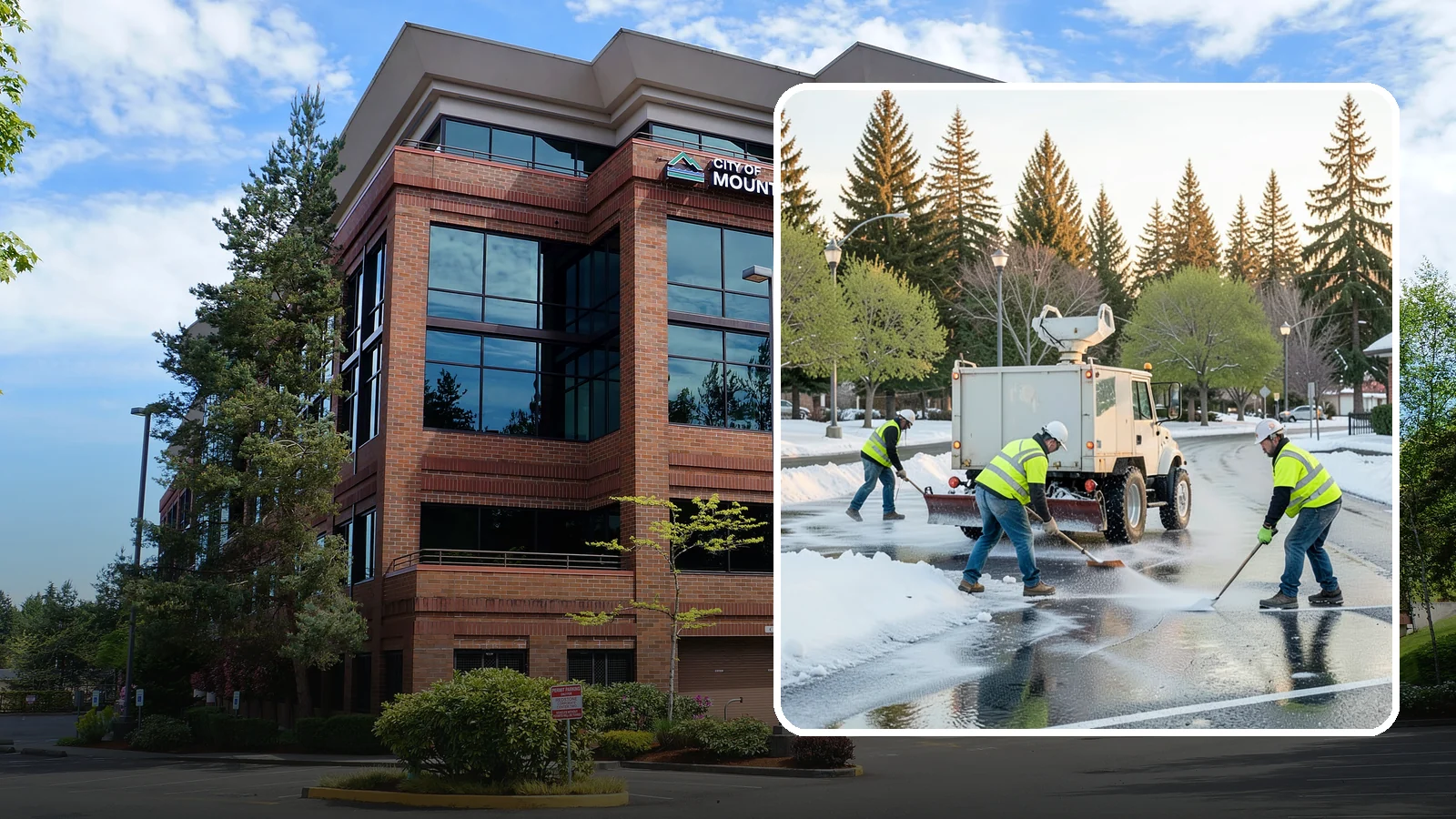 Deicing in Mountlake Terrace, Snohomish County, WA - Apply deicing materials to roads, lots, and walkways to melt ice and maintain safe surfaces during winter events.