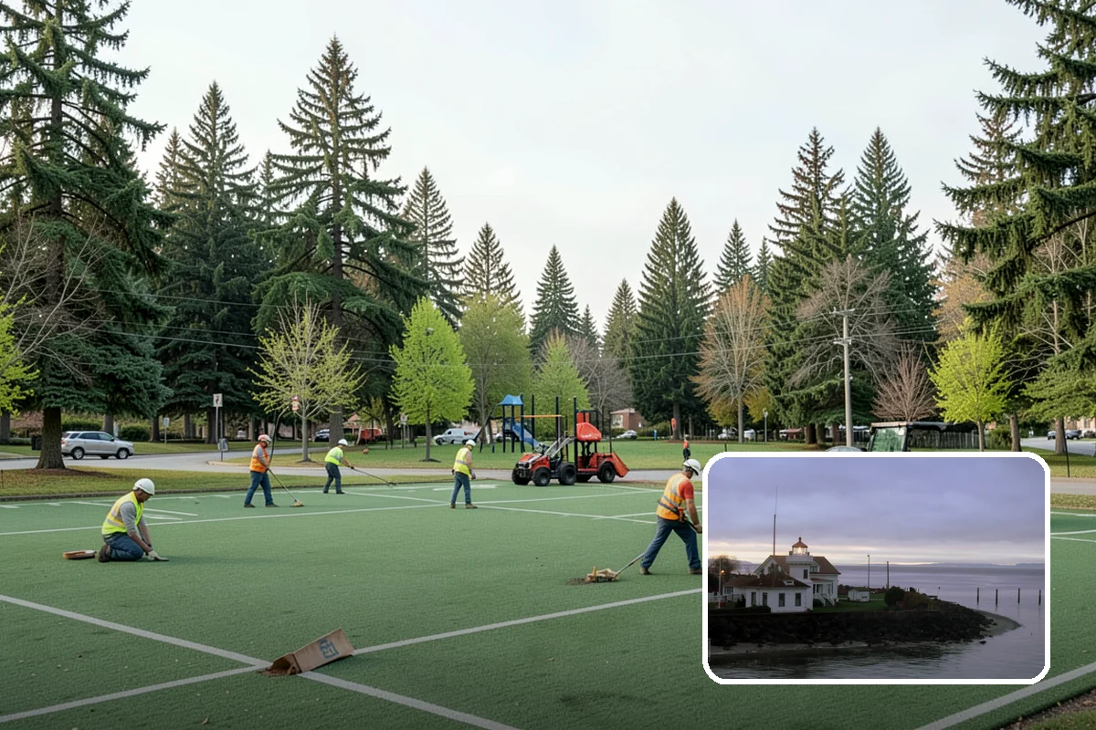 Deicing in Mukilteo, Snohomish County, WA - Restores traction by breaking the ice-to-pavement bond