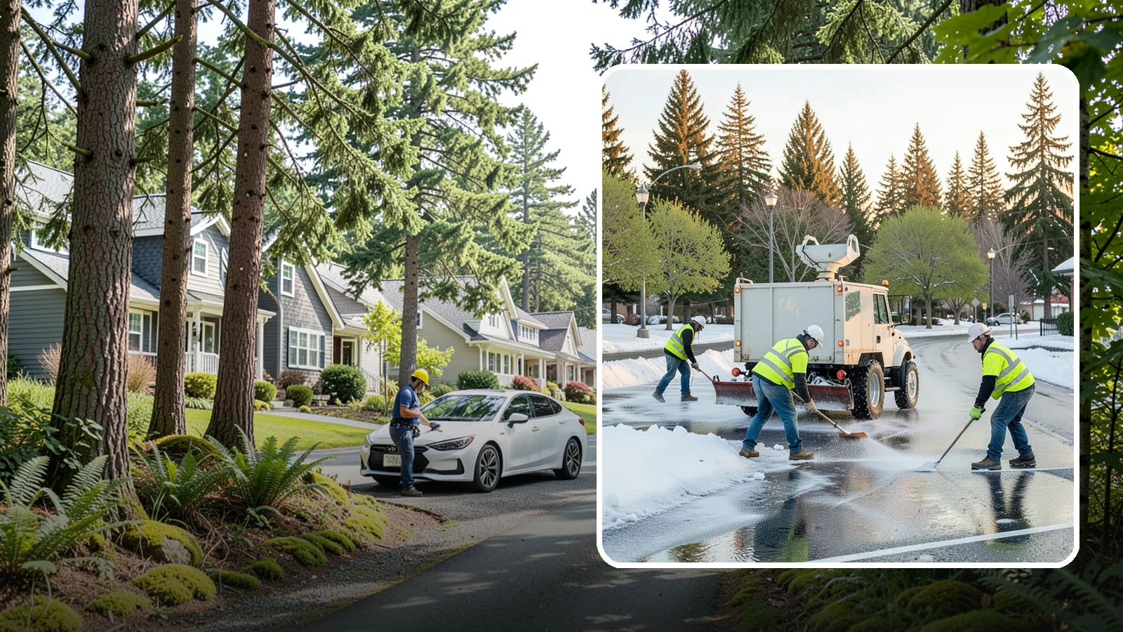Deicing in Normandy Park, King County, WA - Apply deicing materials to roads, lots, and walkways to melt ice and maintain safe surfaces during winter events.