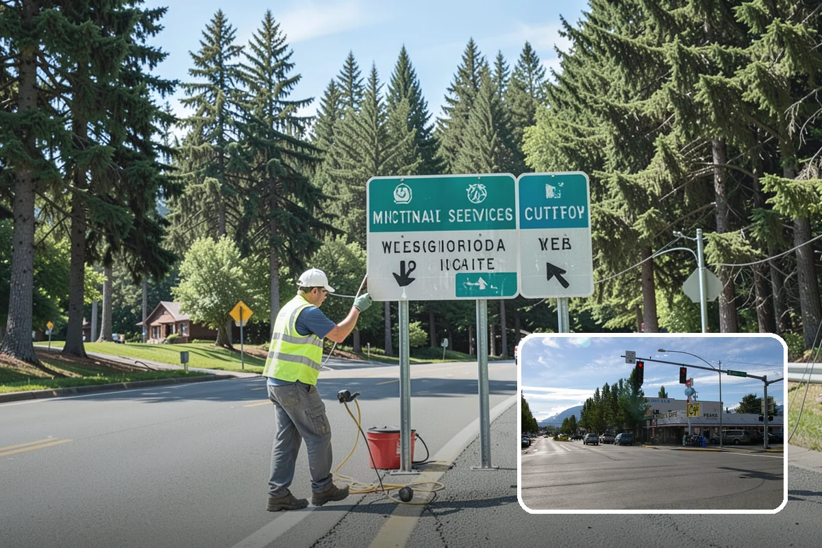 Deicing in North Bend, King County, WA - Restores traction by breaking the ice-to-pavement bond
